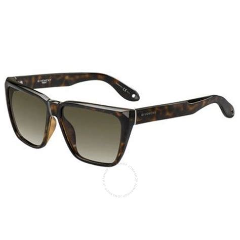 Givenchy Green Rectangular Ladies Sunglasses GV7002s 